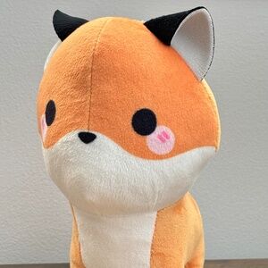 Honeymaru Mochi Kawaii Orange FOX Plush Stuffed Animal Figure Aliquantum Inc.
